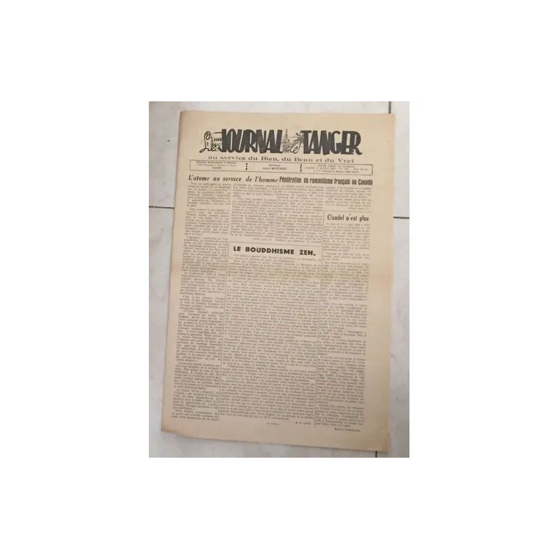 Le Journal De Tanger Au Service Du Bien Du Beau Et Du Vrai...
