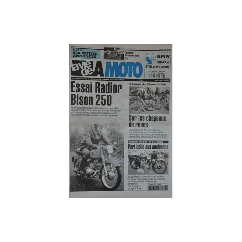 la vie de la moto N° 247 : Essai Radior 250 Bison