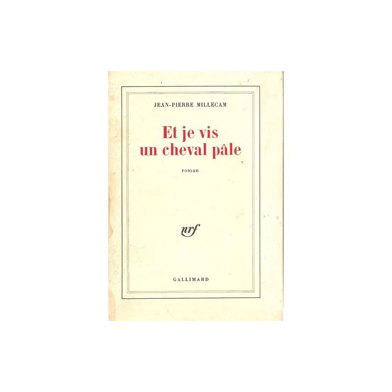 Et je vis un cheval pâle roman