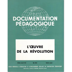 Documentation Pedagogique N° 63 Du 01/05/1956