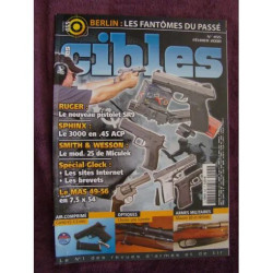 CIBLES N° 455 RUGER SR9 SPHINX 3000 EN 45 SMITH ET WESSON MOD 25...