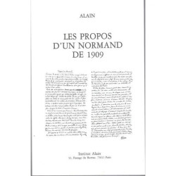 Les propos d'un normand de 1909
