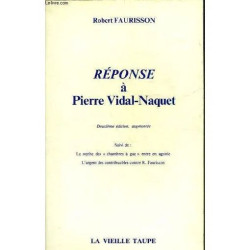 Réponse à Pierre Vidal-Naquet