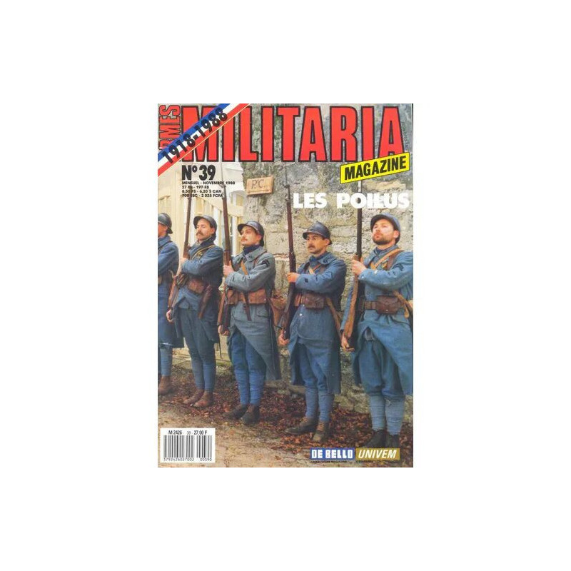 armes militaria magazine N° 39 : les poilus