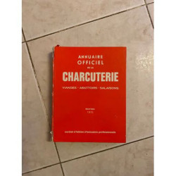 ANNUAIRE OFFICIEL DE LA CHARCUTERIE VIANDES ABATTOIRES SALAISONS...