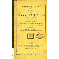Vies des Grands Capitaines Caton Atticus