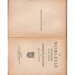La noblesse française et les autres. Intéressantes révélations