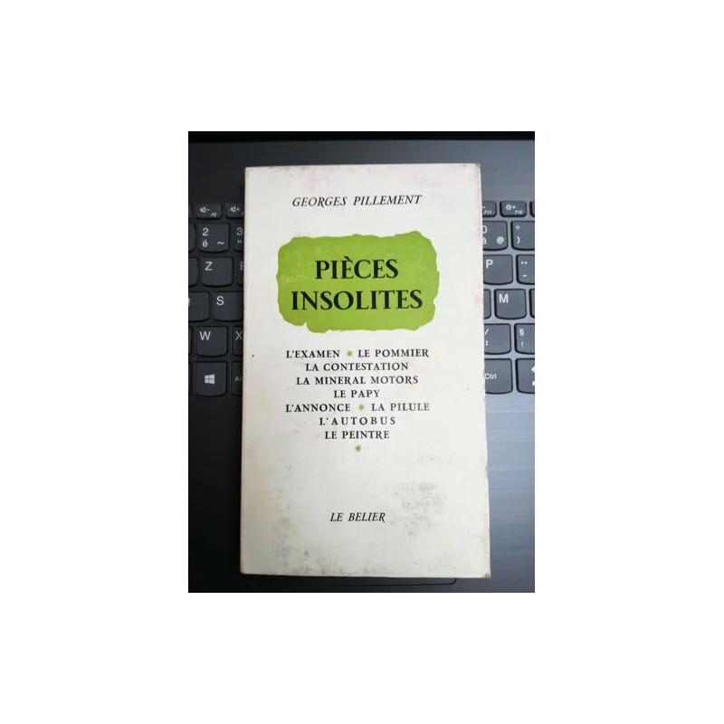 Pièces insolites Edition originale 1970