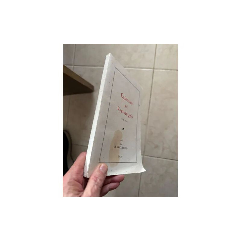EGLANTINE ET VERT DE GRIS 1940 1944 RECIT DE GUERRE PAR H....