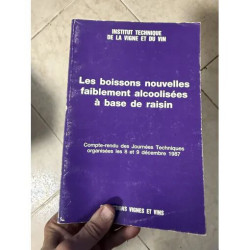 LES BOISSONS NOUVELLES FAIBLEMENT ALCOOLISEES A BASE DE RAISIN...