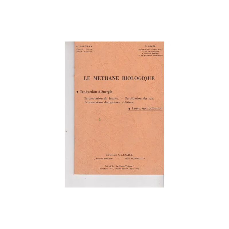 le methane biologique