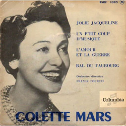 Jolie Jacqueline - un p'tit coup d'musique - l'amour et la guerre...