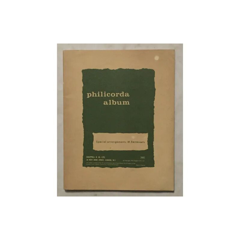 Album philicorda - Divertissements