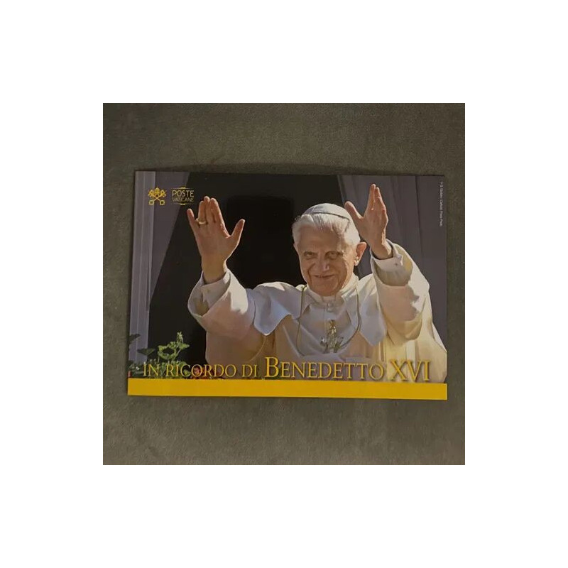 2022 Folder Filatelico Vaticano in Ricordo di Papa Benedetto XVI