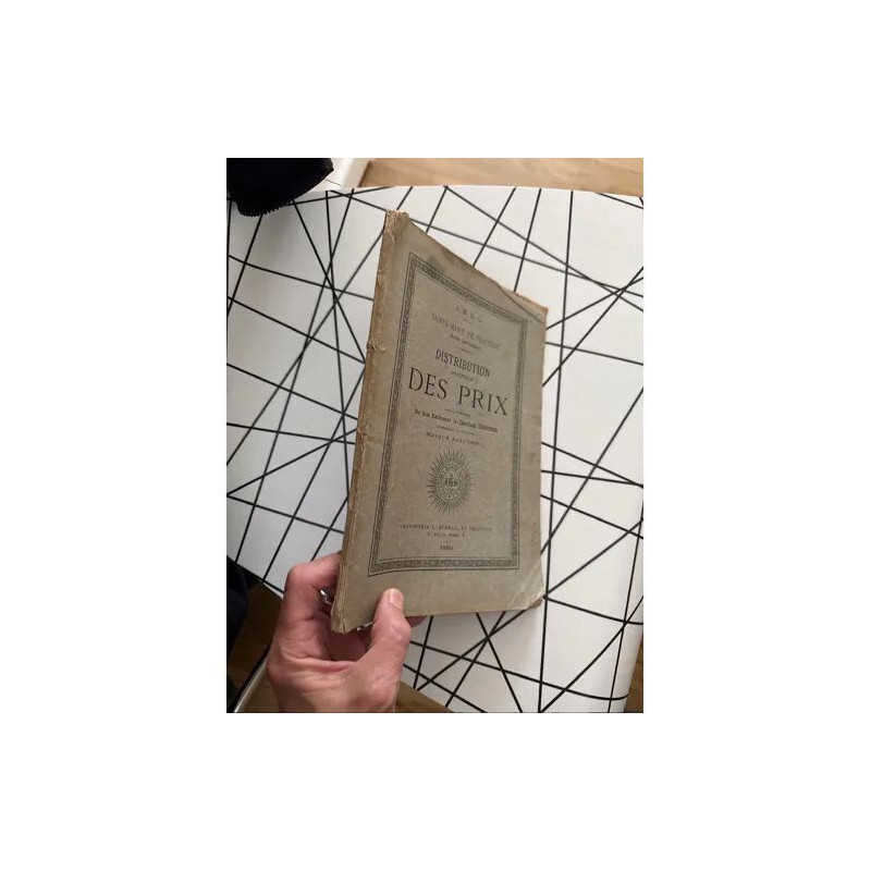 TRES RARE LIVRET DE DISTRIBUTION SOLENNELLE DES PRIX DE SON...