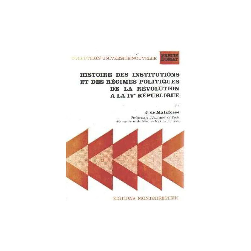 Histoire des institutions et des régimes politiques - de la...
