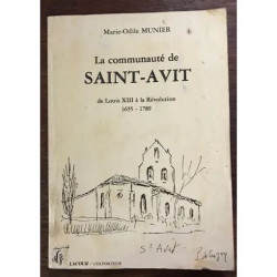 La communauté de Saint-Avit de Louis XIII à la Révolution. 1635-1789