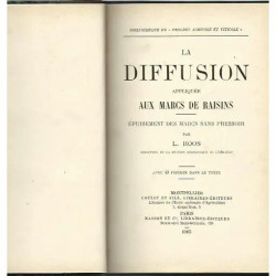 La Diffusion Appliquée Aux Marcs De Raisins. Épuisement Des Marcs...