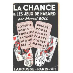 La chance et les jeux de hasard. loterie boule roulettes baccara...