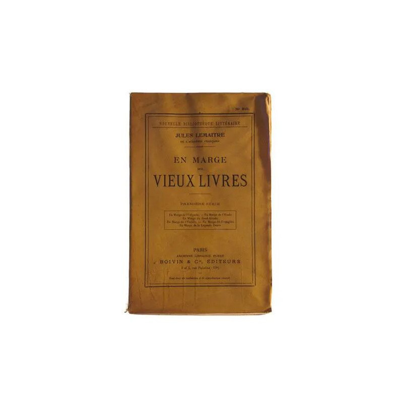 en marge des vieux livres