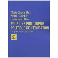 Pour Une Philosophie Politique De L'éducation - Six Questions...