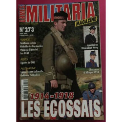 MILITARIA MAGAZINE 273 PLAQUES D'IDENT FRANCE 1881/1940 ECOSSAIS...